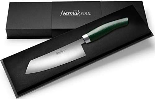 הסכין של שף הנשמה של Nesmuk 140 | Micarta Green